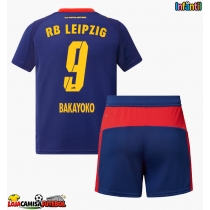 Camisa de Futebol RB Leipzig Johan Bakayoko #9 Equipamento Secundário Infantil 2025-26 Manga Curta (+ Calças curtas)